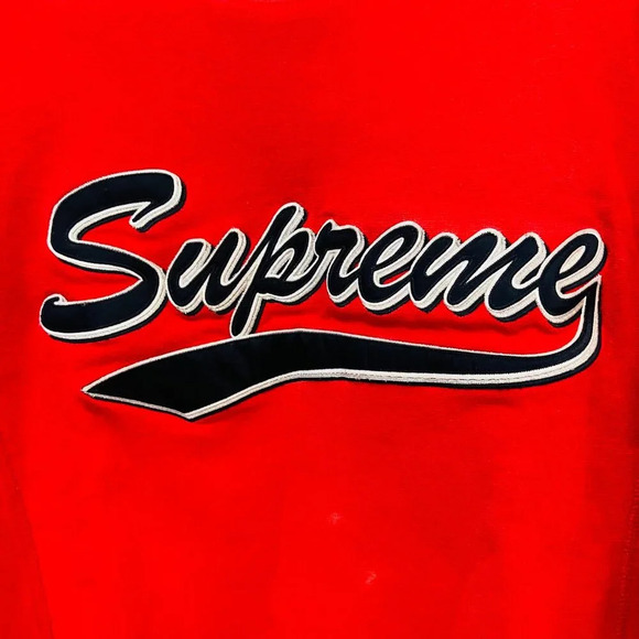 Authentic Supreme Men's Red Sweatshirt Size Medium - Picture 15 of 16